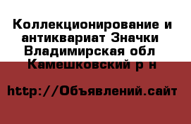 Коллекционирование и антиквариат Значки. Владимирская обл.,Камешковский р-н